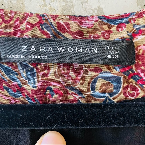 ZARA Woman Super Flowy Sheer Mini Dress | Size M - Picture 2 of 15